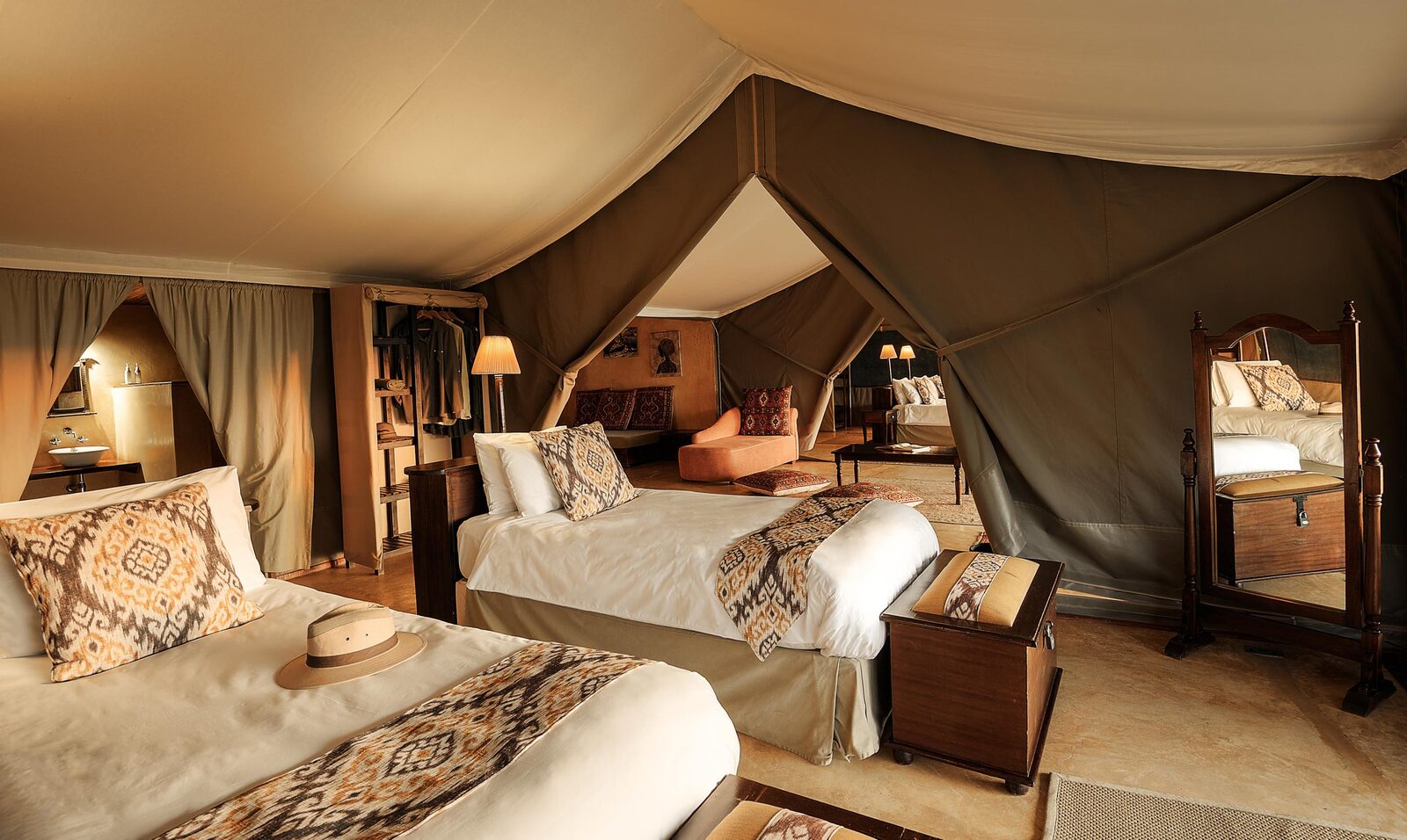 Luxury Tent at Entumoto Safari Camp